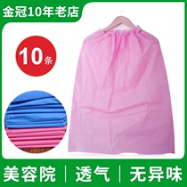 Beauty salon disposable bath skirt Bathrobe Bathrobe bandeau pajamas Hotel chest-wrapped customer clothing Sweat steam clothing Womens night dress