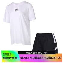 nike nike women sports leisure short sleeve T-shirt shorts set CT8923-100