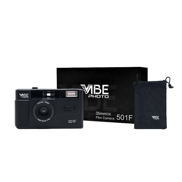 ຍີ່ຫໍ້ໃຫມ່ເຢຍລະມັນ VIBE501F ກ້ອງຖ່າຍຮູບຟິມ retro ທີ່ບໍ່ແມ່ນຖິ້ມໄດ້ 135 film fool with flash