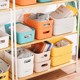Desktop storage box cosmetics sundries snack storage basket kitchen finishing box household drawer plastic storage box Desktop storage box cosmetics sundries snack storage basket kitchen finishing box household drawer plastic storage box