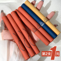Lip glaze velvet matte female students Chinese goods cheap non-fading lip gloss niche brand peach lipstick