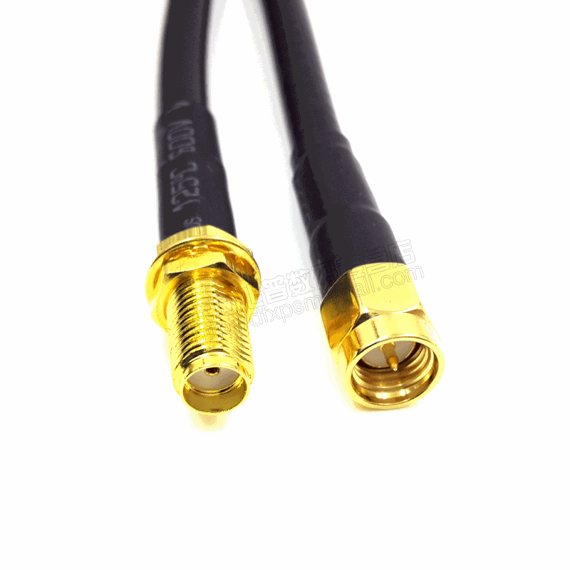 50-3全铜射频连接跳线 sma-jk sma公转sma母 sma-kj 带螺母固定