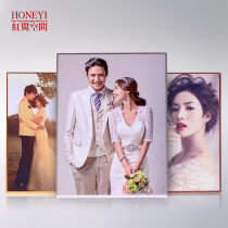 Crystal photo setting production Wedding photo enlargement photo production Washing table photo frame Lamina wood prints