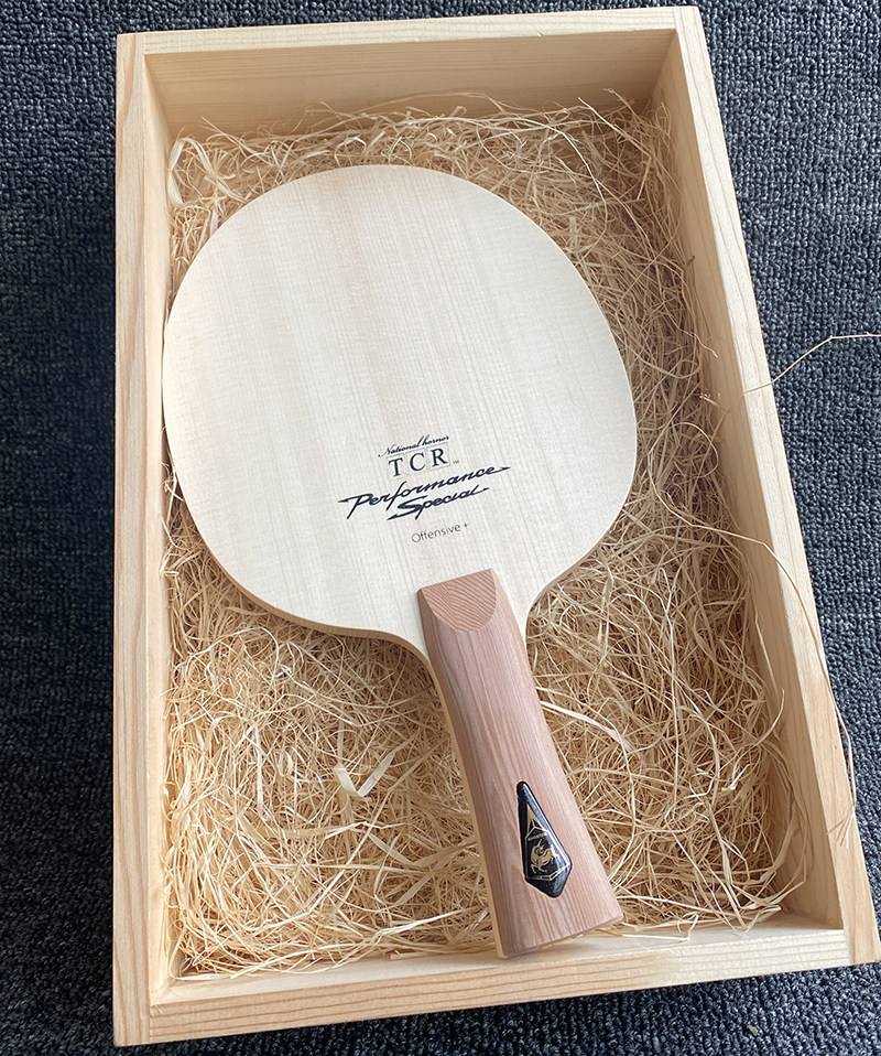 ziso单桧木普级板乒乓球拍 反胶底板正胶单板长胶单桧木底板纯木