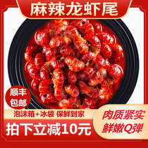 Super spicy crayfish tail heated ready-to-eat boxed frozen cooked spicy 250g box shrimp ball braised prawns