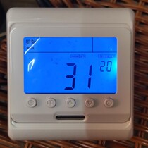E52 Electric heating floor heating plumbing intelligent LCD thermostat control panel wire controller E52 16A