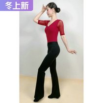 Body training suit womens suit dance jumpsuit black etiquette training suit New