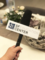 Acrylic microphone stand microphone stand Radio news interview card logo card Wheat card Little bee street visit card customization