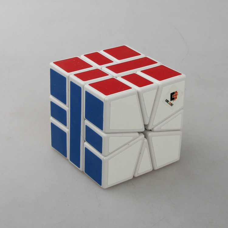 梯色sq2魔方3层squareone两极扇形六面体圣手变形sq1魔方