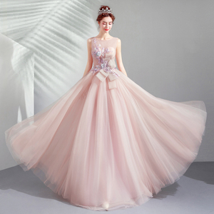 Natural Queen Eye-catching Naked Bride Wedding Evening Dresses 