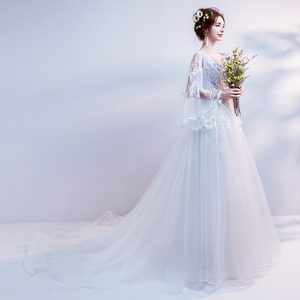 Wedding Dress Fairy Noble Dress Bride’s Tail Wedding Dress