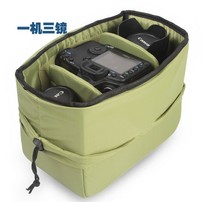 Digital SLR camera lens storage bag lens bag Nikon Canon can put SLR micro single portable inner bag