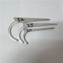 KBG hook nail PPR pipe card fixed hook card wall nail Galvanized pipe hook nail Steel hook Ding 20 25 32 40 50