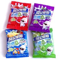 Alpine juice soft sugar chew QQ sugar water fruit taste rubber Q Bomb Q Heart milk Taste Candy Zero Food Delight