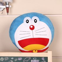 Hand-sewn self-made gift Doraemon pillow pillow large doll doll handmade fabric DIY material bag