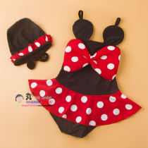 2020 new swimsuit children swimsuit cute Minnie girl hot spring one-piece dress swimsuit Baby Baby Baby