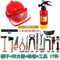 Firefighters Sam Children Fire Toys Fire Hat Fire Truck Backpack Water Gun Fire Extinguishers