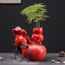 TV cabinet Light luxury office desktop Running water fountain landscape Home vase Humidifier entrance living room decorative ornaments