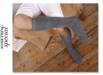 Male Thickening Winter Socks and Knee Calf Socks Loose Mouth Seniors Socks Warm Socks Long Cylinder Pure Cotton Socks High Cylinder