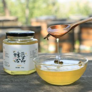 野生蜂蜜純正天然農家自產孕婦深山百花蜜正品正宗土蜂蜜500g瓶裝