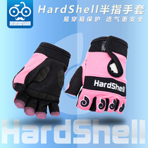 bike Scooter Gloves HardShell Children Balance Car Half Finger Gloves bike Scooter Gloves KOU