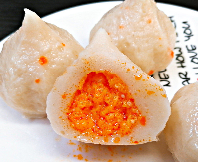 清真蟹子包200g 蟹籽包馅鱼丸 豆捞火锅麻辣烫食材 蟹籽丸子