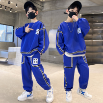 Boy suit Spring and autumn clothes 2022 The new CUHK child sports boys clothing casual handsome two sets
