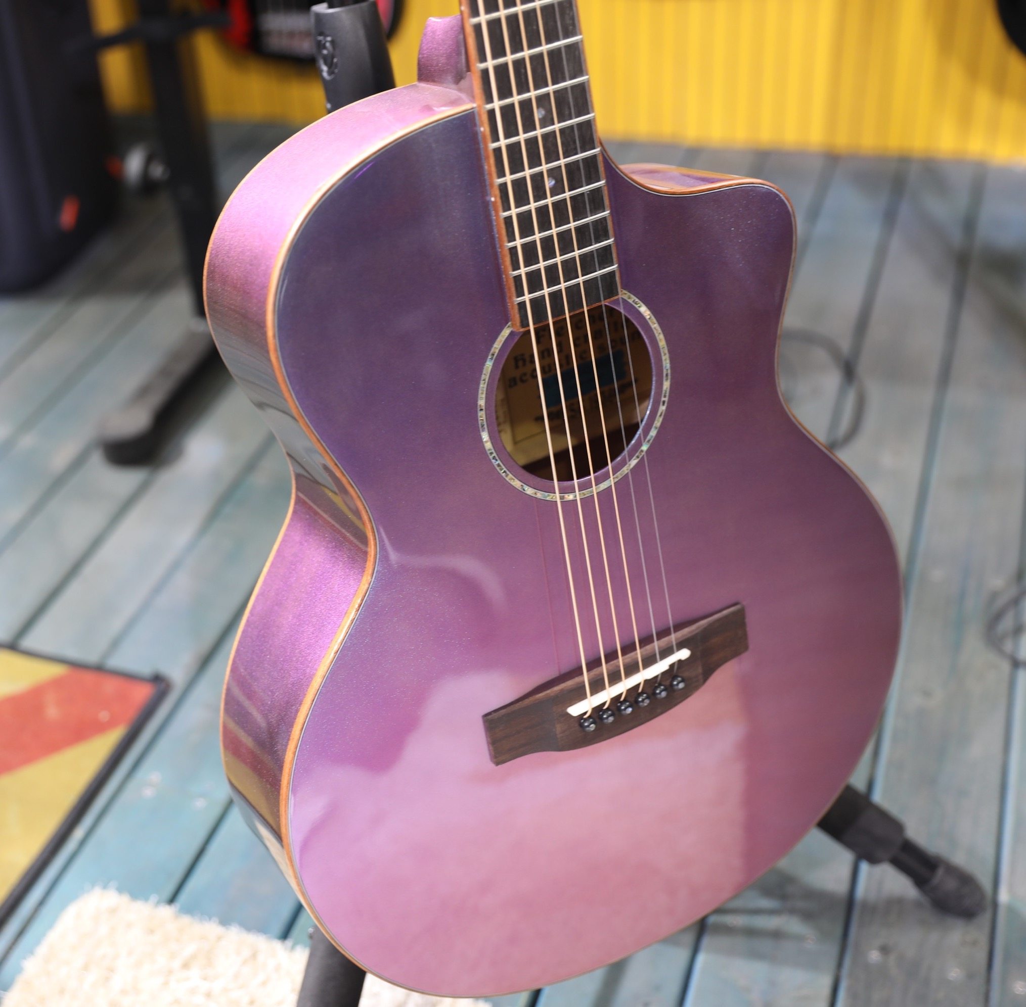 fletcher 弗莱契尔 影 新手入门级 网红变色民谣吉他单板新手特惠