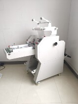 SL-400A semi-automatic laminating machine Self-adhesive laminating automatic breaking pneumatic pressure regulating belt edge
