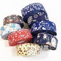 New Kindergarten Wall Decoration Blackboard Newspaper Border Blue and White Porcelain Fabric Facial Accessories diy Handmade Lace