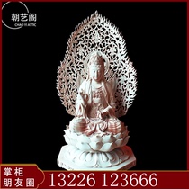 Positive body sitting South China Sea views BodhisattBodhisattva Home Buddha Hall Zen Incense Camphor Wood Handmade Engraving Handicraft
