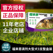 Fluien Drops for large dogs 3 pieces remove tick flea larvae Fluien for dogs with large dogs in vitro deworming