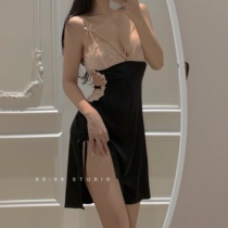 03:00 Lost Roses Rose Garden Thief Beauty Lace Strap Private Room Beauty Back Harnesses Sleeping Skirts Spring Summer Sexy Pyjamas