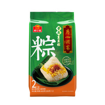 Guangzhou Wine Family Likou Fu Zhaoqing Wrapped in steamed rice dumplings 200g * 2 green beans Fresh meat dumplings Dragon Boat Festival Meridian Group Purchase