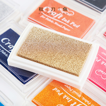 Korean ink print cloth wood paper rubber stamp diy multi-color stamp diy hand tent photo album accessories seal mud