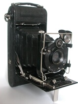 German Cai Zeiss Ikon Icarette 500 2 large eight folded leather cavity cameras