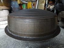 Antique collection Korean Goryeo large thick old-fashioned pure iron pot iron folk products