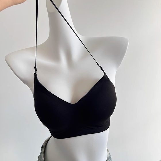 Neck halter sling beautiful back lingerie women's small breasts gathered and thickened to make them look big without marks cross U-shaped large backless bra summer
Neck halter sling beautiful back lingerie women's small breasts gathered and thickened to make them look big without marks cross U-shaped large backless bra summer