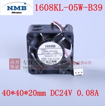 Original Fanaco 1608KL-05W-B39 brand new original NMB 4020 DC24V 0 08A Fan Fan