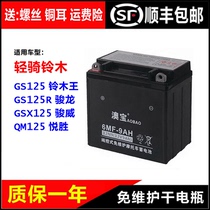 Motorcycle dry battery light ride Suzuki GS 125 Suzuki Knife GSX125 Jun Long Junwei Yue battery