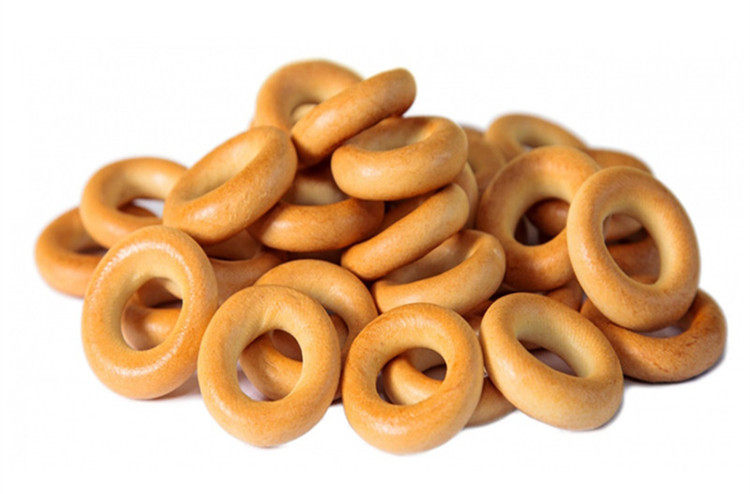 俄罗斯面包圈ВЕТЛИ品牌列巴圈饼干无油低卡代餐脆饼干满包邮