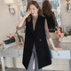 Vest Women's Spring and Autumn Mid-Length Korean Version 2024 New Autumn Suit Sleeveless Jacket Women's Slim Waistcoat Vest