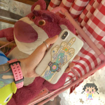 Egg nursery original transparent social hand watch mobile phone shell cartoon fun hand-drawn spoof