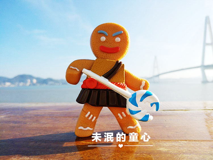 正版麦当劳玩具史莱克姜饼人手办公仔模型玩偶摆件儿童 生日礼物_7折