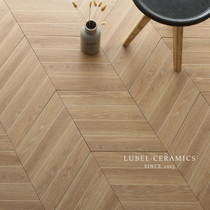 Liubei French tiles fishbone wood grain tiles Floor tiles Antique tiles Living room bedroom floor tiles Herringbone spell imitation solid wood
