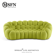 Masfino Nordic Modern Designer Hotel Villa Living Room Double Three Bubble Sofa Bubble Sofa