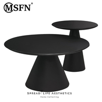 Masfino Nordic simple solid wood negotiation tables and chairs sales office hall clubhouse round table a few round corners a few tables