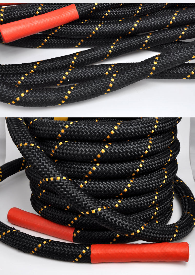 战绳家用健身绳子甩大绳臂力爆发力体能训练器材攀爬绳拔河战斗绳