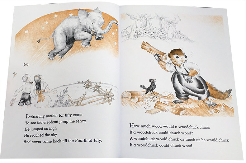 凯迪克金奖绘本 公鸡 the rooster crows: a book of american rhymes