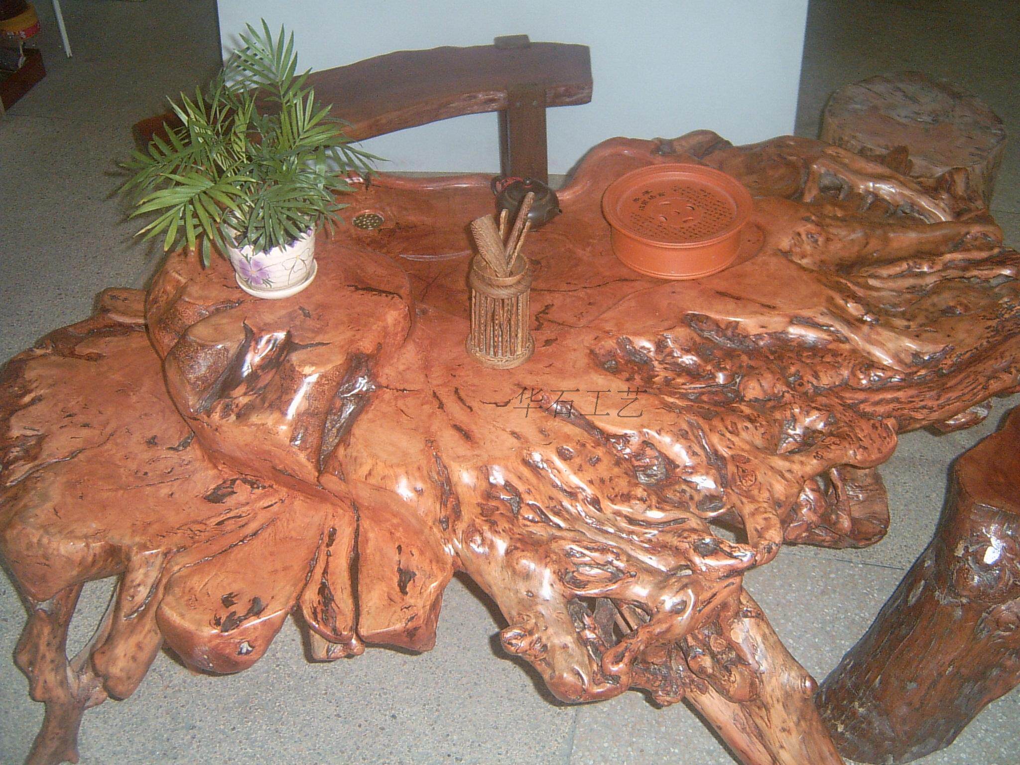 超百年荔枝木树根茶台 根雕茶台-淘宝网